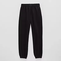 Xersion Fleece Little & Big Kid Girls Cinched High Rise Regular Fit Jogger Pant