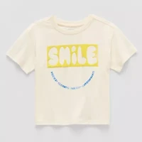 Grayson Little Toddler Boys Crew Neck Short Sleeve Regular Fit Graphic T-Shirt