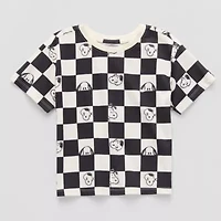 Grayson Little Toddler Boys Crew Neck Short Sleeve Regular Fit Peanuts Snoopy Graphic T-Shirt