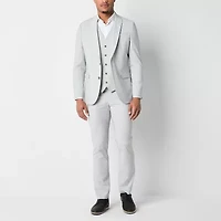 J. Ferrar Mens Big and Tall Regular Fit Flat Front Suit Pant