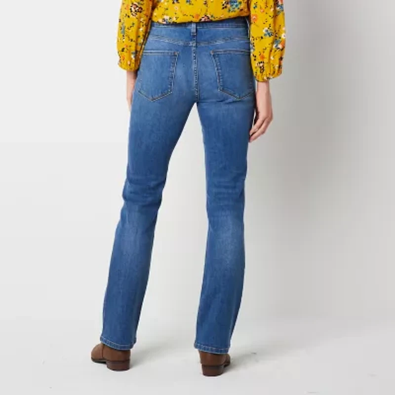 St. John's Bay Womens Mid Rise Bootcut Jean
