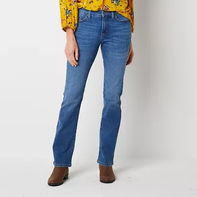 St. John's Bay Womens Mid Rise Bootcut Jean