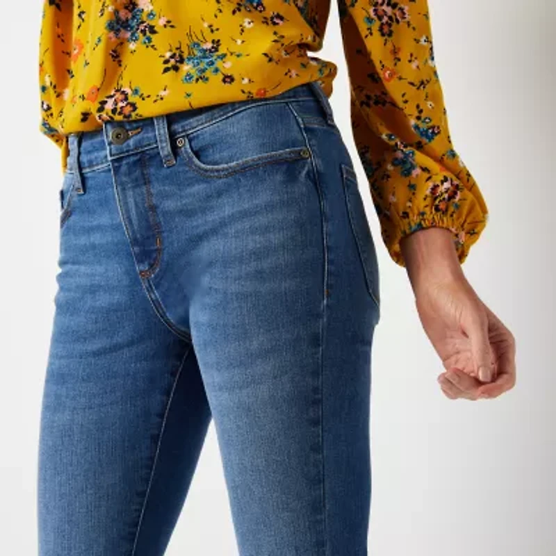 St. John's Bay Womens Mid Rise Bootcut Jean