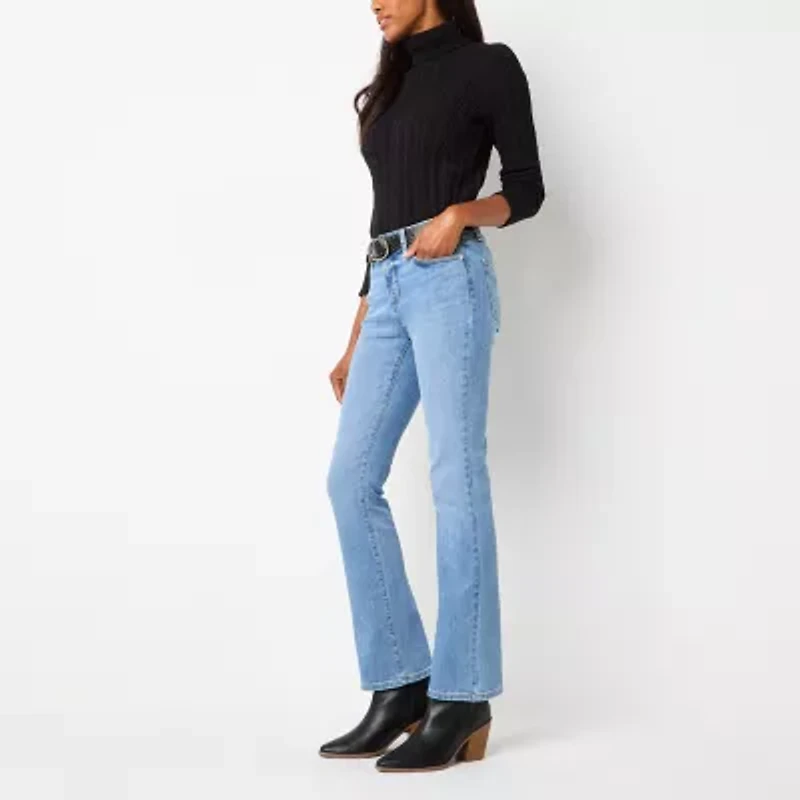 St. John's Bay Womens Mid Rise Bootcut Jean