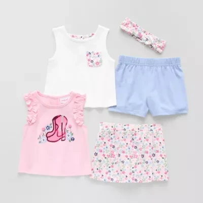 Little Lass Toddler Girls 5-pc. Short Set