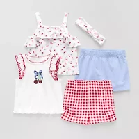 Little Lass Toddler Girls 5-pc. Short Set