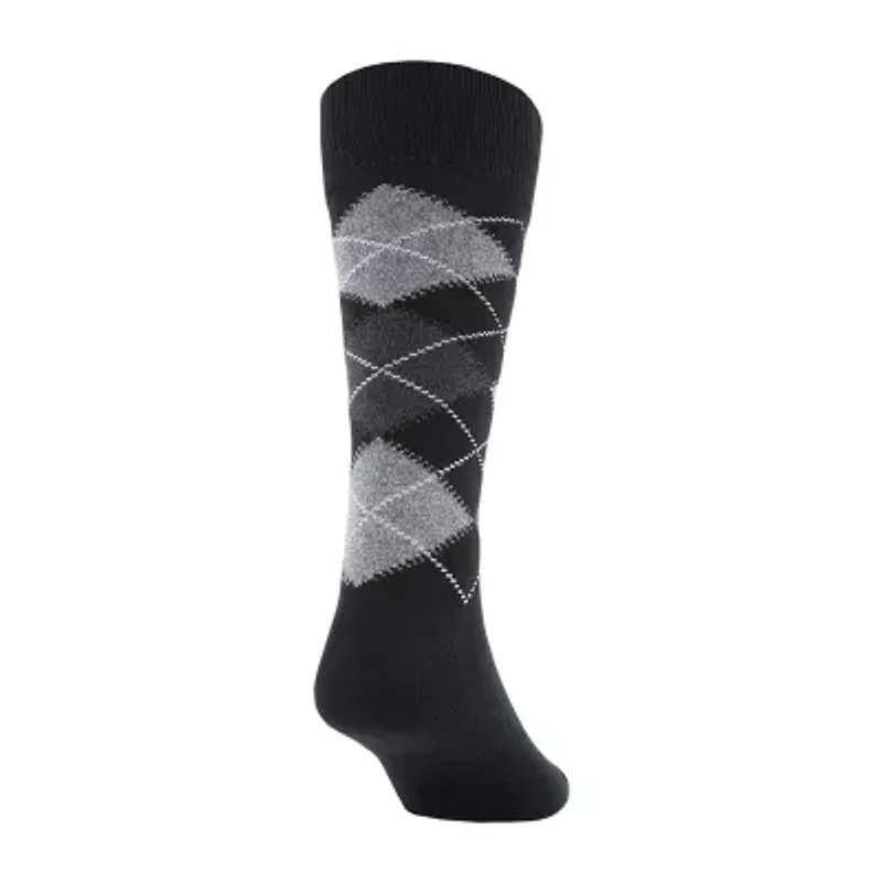 Gold Toe Campbell Mens 6 Pair Big and Tall Crew Socks