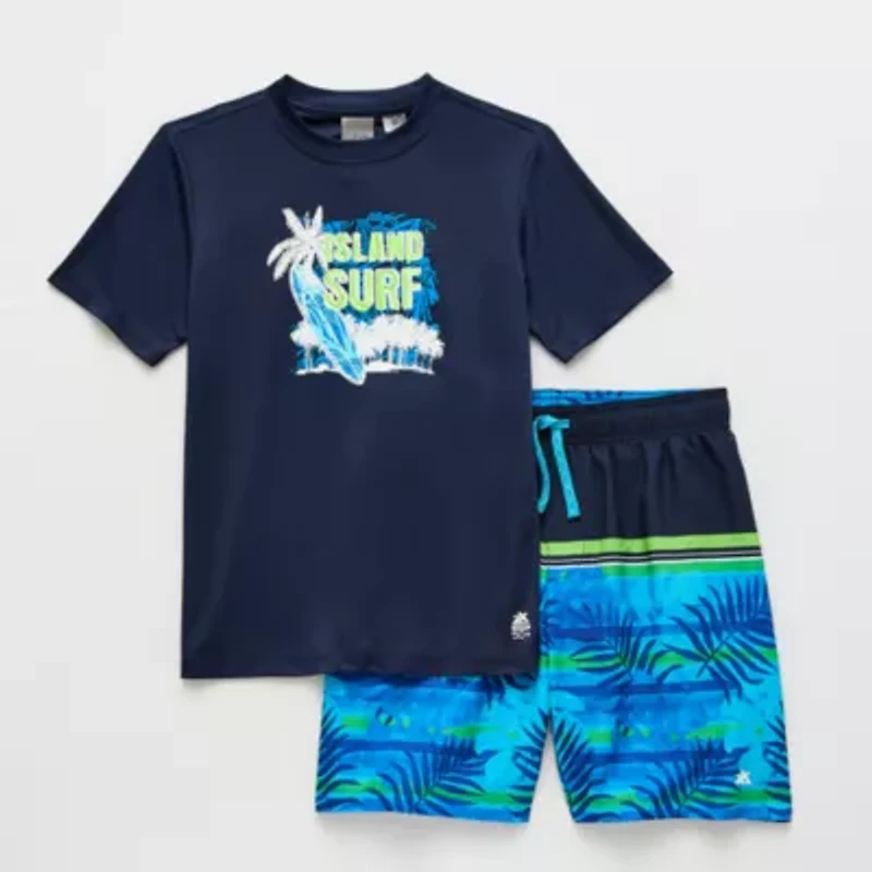 ZeroXposur Big Kid Boys 2-pc. Rash Guard Set