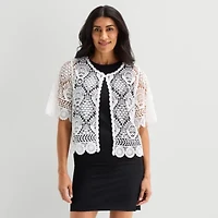Perceptions Womens Short Sleeve Shrug