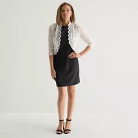 Perceptions Womens 3/4 Sleeve Shrug