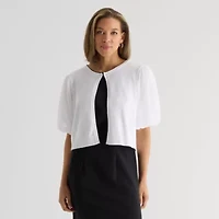 Perceptions Womens Short Sleeve Shrug