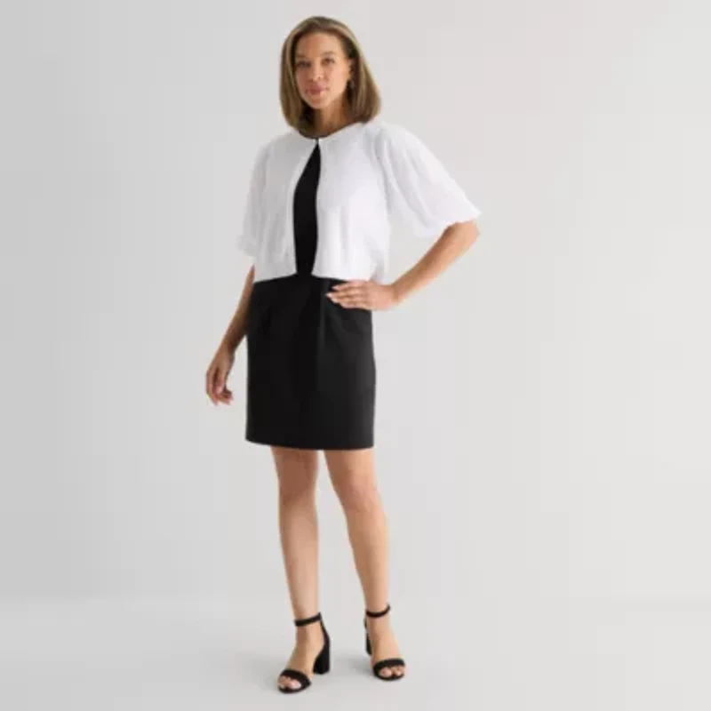 Perceptions Womens Short Sleeve Shrug