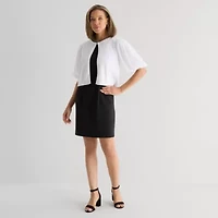 Perceptions Womens Short Sleeve Shrug