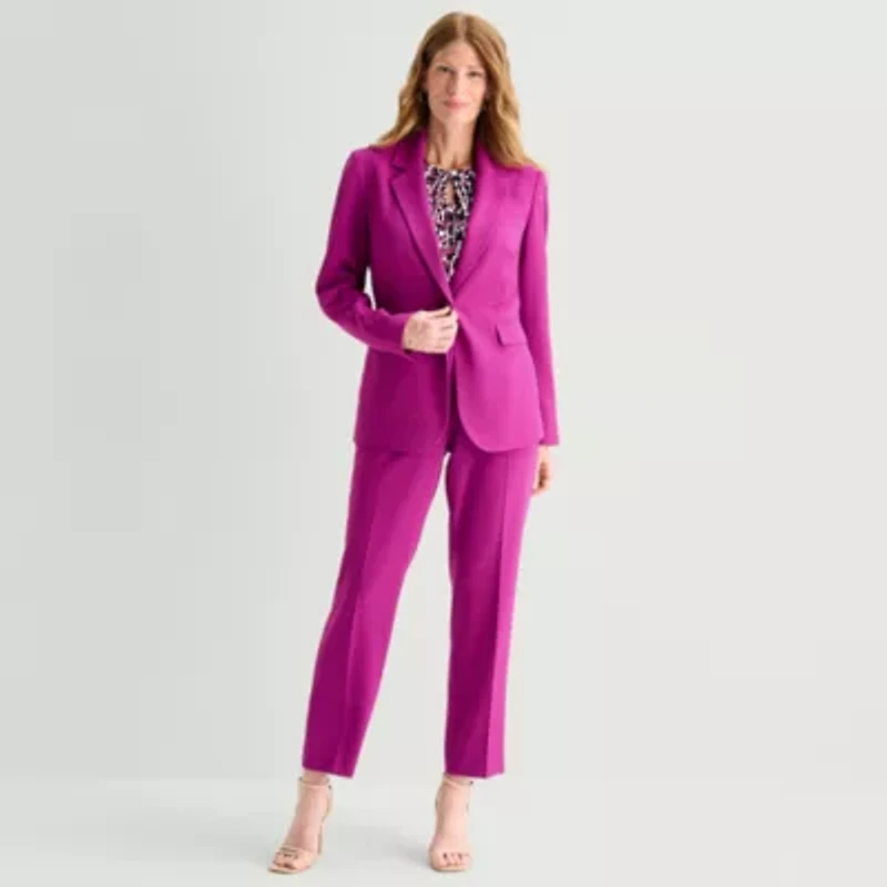 Black Label by Evan-Picone Womens Classic Fit Suit Jacket