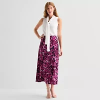 Black Label by Evan-Picone Womens Maxi Skirt