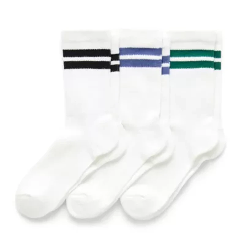 Thereabouts Little & Big Kid Boys 3 Pair Crew Socks