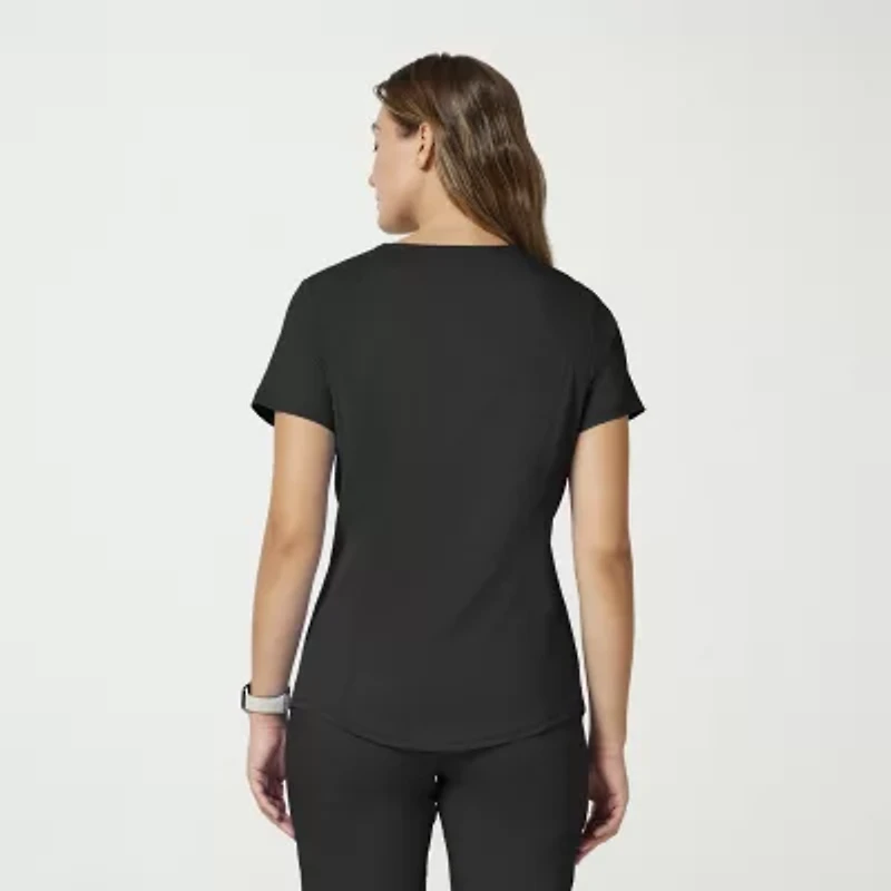 Cherokee Womens V Neck Short Sleeve Scrub Top