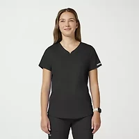 Cherokee Womens V Neck Short Sleeve Scrub Top
