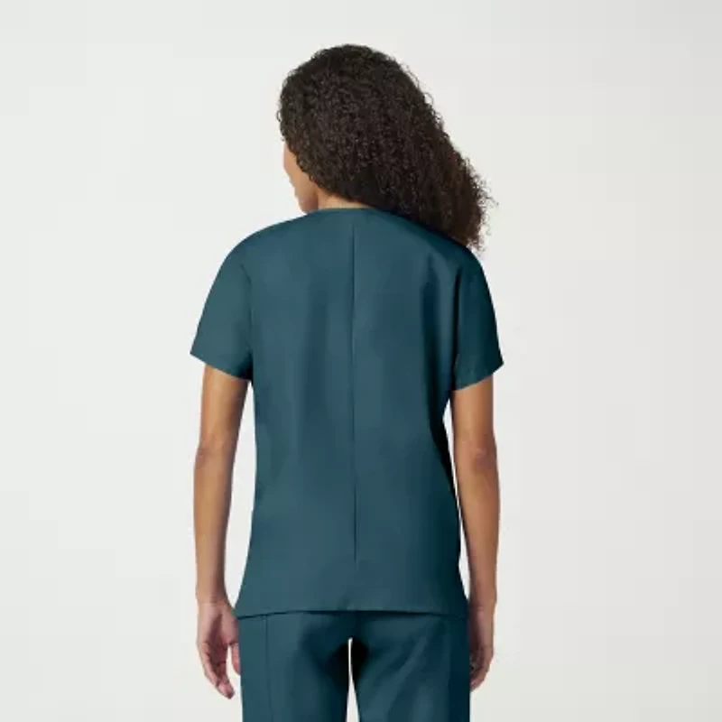Cherokee Womens V Neck Short Sleeve Scrub Top