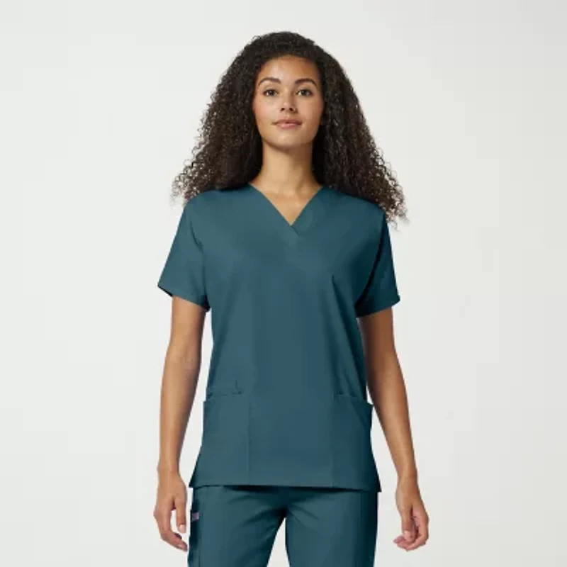 Cherokee Womens V Neck Short Sleeve Scrub Top
