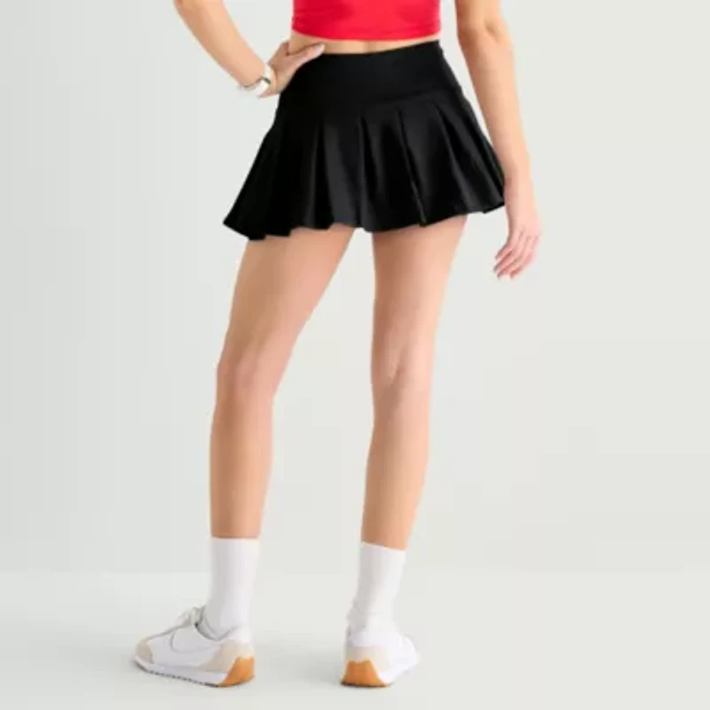 Arizona Womens Juniors Mini Pleated Skirt