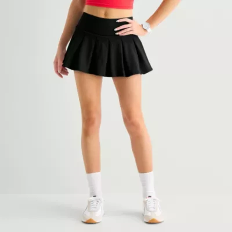 Arizona Womens Juniors Mini Pleated Skirt