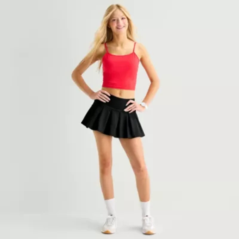 Arizona Womens Juniors Mini Pleated Skirt