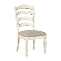 Signature Design by Ashley Realyn 7-Piece Oval Extension Ladderback Dining Set