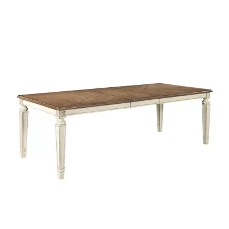 Signature Design by Ashley Realyn 7-Piece Rectangular Extension Ladderback Dining Table Set