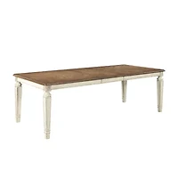 Signature Design by Ashley Realyn 7-Piece Rectangular Extension Ladderback Dining Table Set