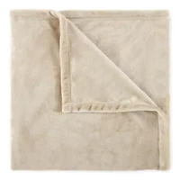 Home Expressions Velvet Plush Solid Throw