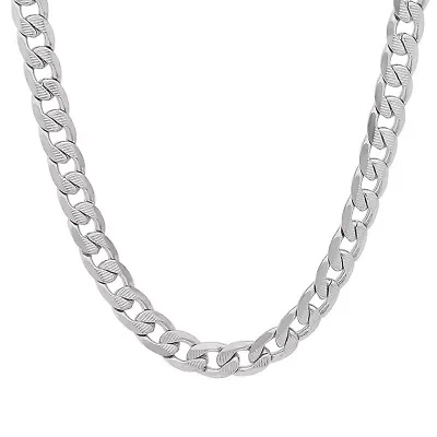 Steeltime Mens Stainless Steel Hypoallergenic 24 Inch Link Necklace