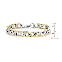 Steeltime Mens 18K Gold Over Stainless Steel Hypoallergenic 2-pc. Jewelry Set