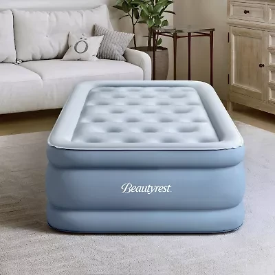 Beautyrest Posture-Lux 15" Offset Coil Twin Air Mattress with Express Pump