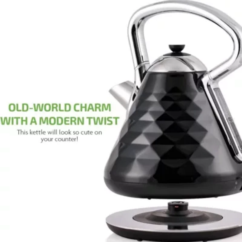 Ovente 1.7 Litre Tea Stainless Steel Electric Kettle