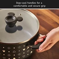 Farberware Disney Monochrome Ceramic 5.5-qt. Non-Stick Stockpot with Lid