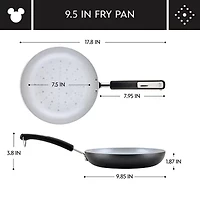 Farberware Disney Monochrome Ceramic 9.5" Non-Stick Frying Pan