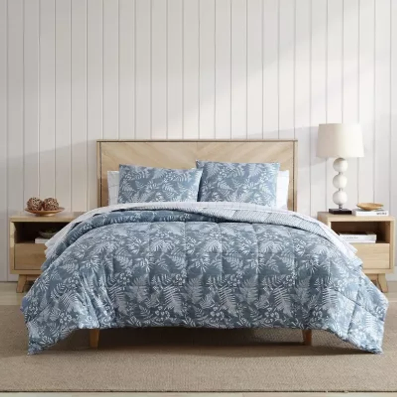 Eddie Bauer Fern Garden Microfiber Midweight Comforter Set