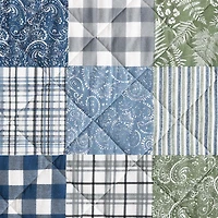 Eddie Bauer Cozy Plaid Patchwork Cotton Quilt Set