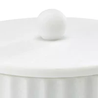 IZOD Clubhouse Stripe Hand Painted Bathroom Canister