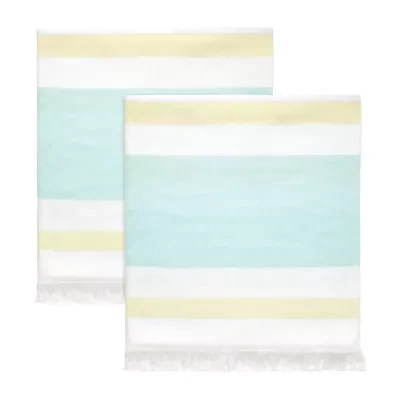 IZOD Clubhouse Stripe 2-pc. Quick Dry Striped Bath Towel