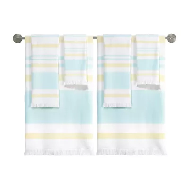 IZOD Clubhouse Stripe 2-pc. Fingertip Towel