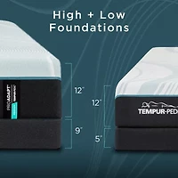 TEMPUR-ProAdapt 2.0 12" Medium Tight Top - Mattress + Box Spring