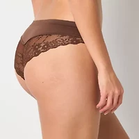 Ambrielle Seamless Lace Cheeky Panty 14p050