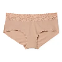 Arizona Body Cotton with Lace Boyshort Panty