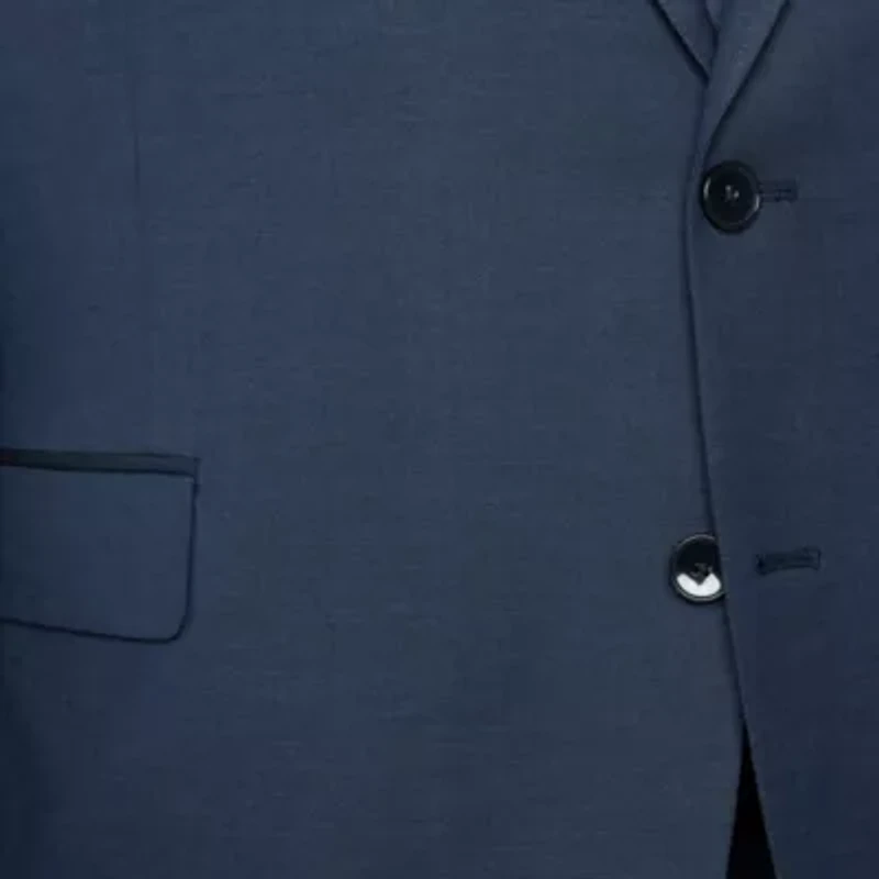 Shaquille O'Neal XLG Mens Stretch Fabric Regular Fit Big and Tall Suit Jacket
