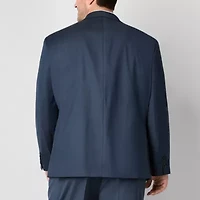 Shaquille O'Neal XLG Mens Stretch Fabric Regular Fit Big and Tall Suit Jacket