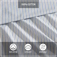 Eddie Bauer Ticking Stripe Sheet Set