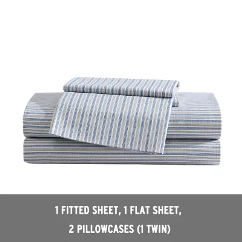 Eddie Bauer Ticking Stripe Sheet Set