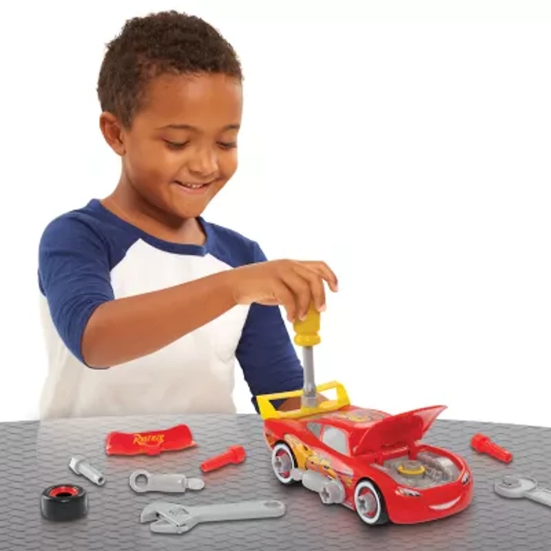 Disney Collection Just Play Lightning Mcqueen Tool Set 29-pc. Cars Toy Playset
